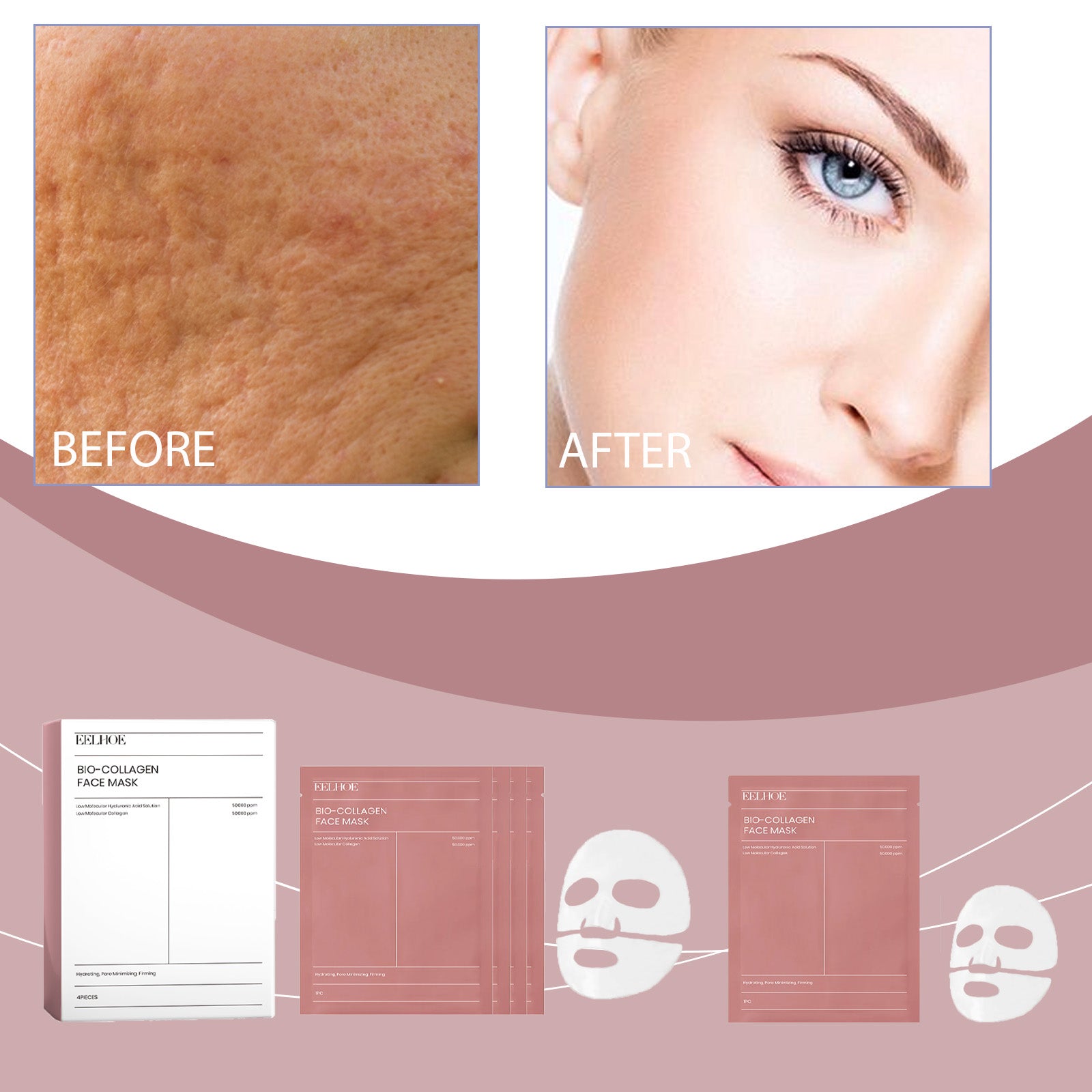 Collagen Mask Facial Treatment Plump And Tender Skin Hydrating Mask