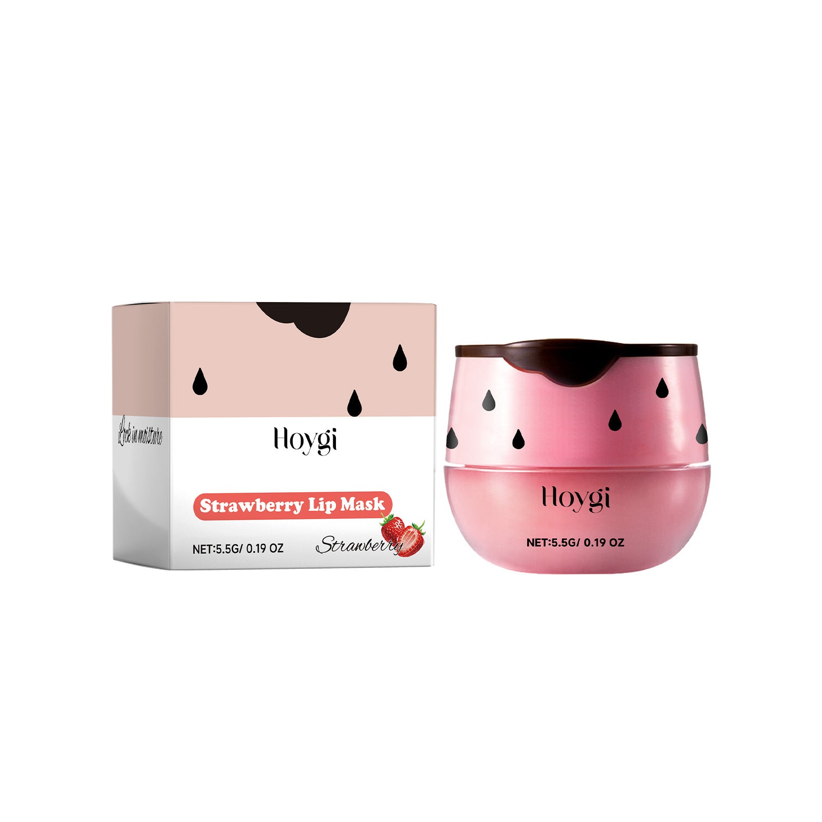 Strawberry Lip Mask, Lighten Lip Lines And Gently Moisturize Lips, Remove Dead Skin And Moisturize Lips