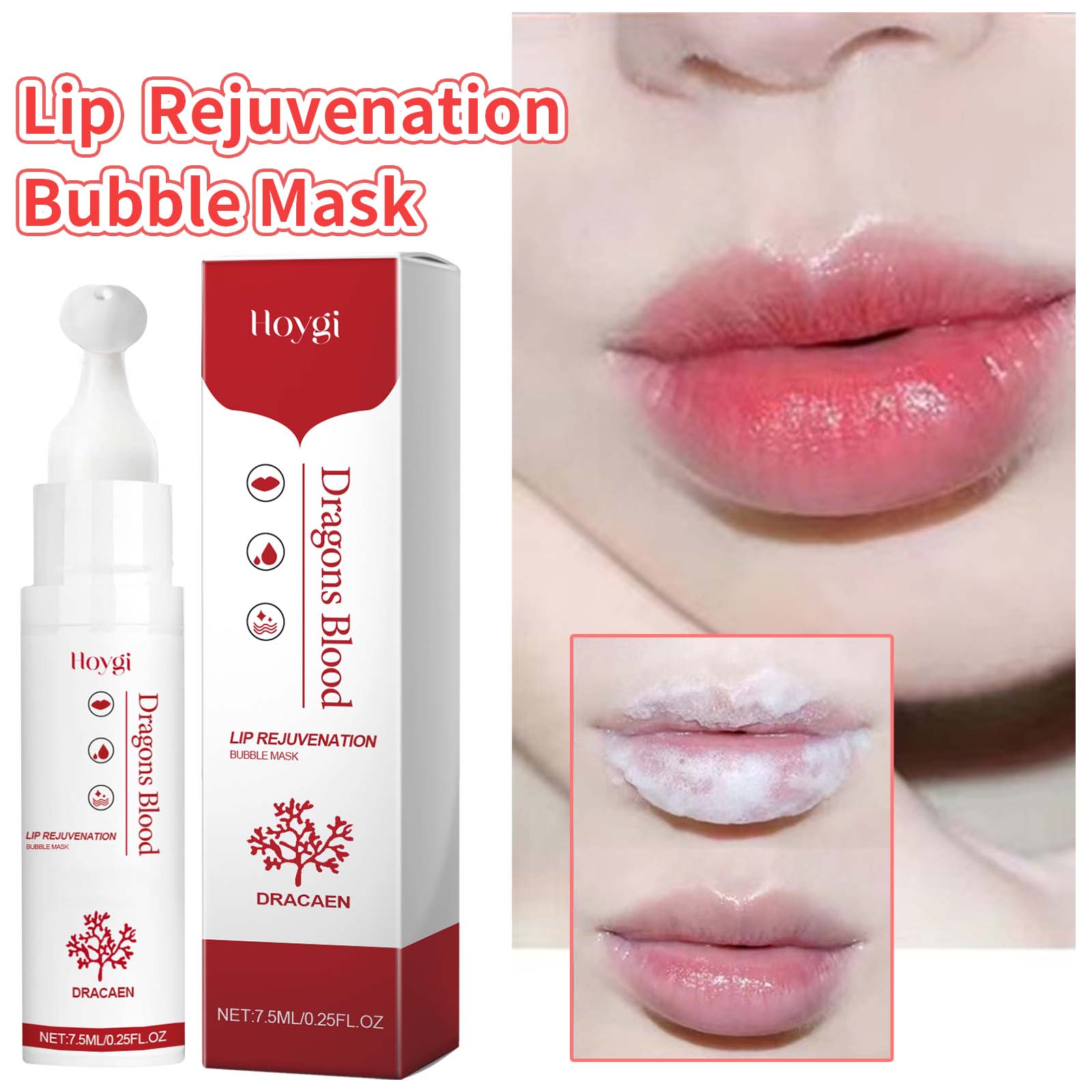 Whitening Lip Line Bubble Lip Balm, Moisturizing And Hydrating Lip Mask Lip Care And Anti-Dryness