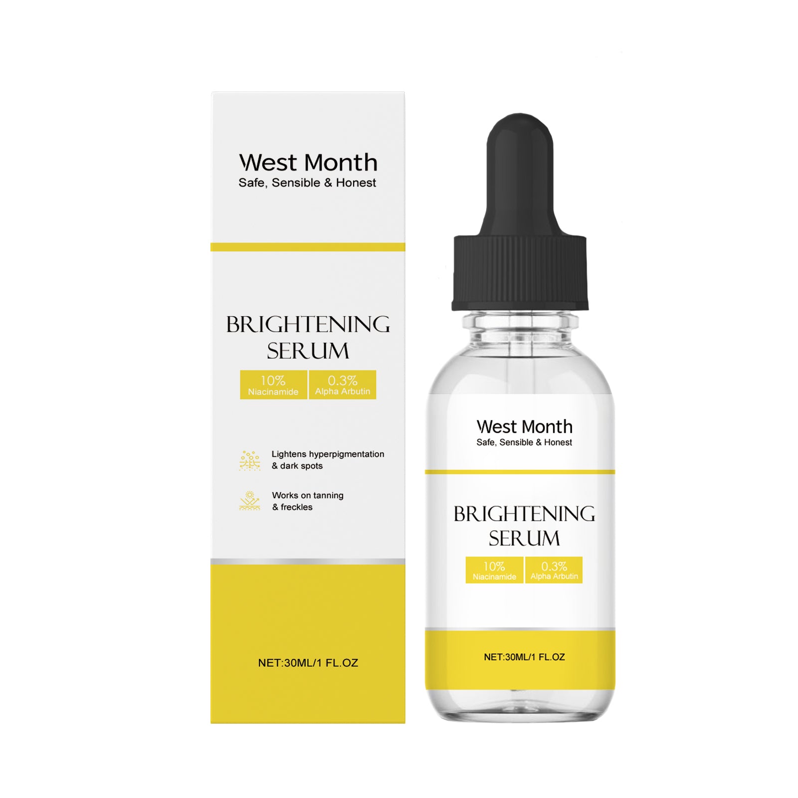 Brightening Serum, A Facial Blemish Calming, Hydrating, Firming And Brightening Serum