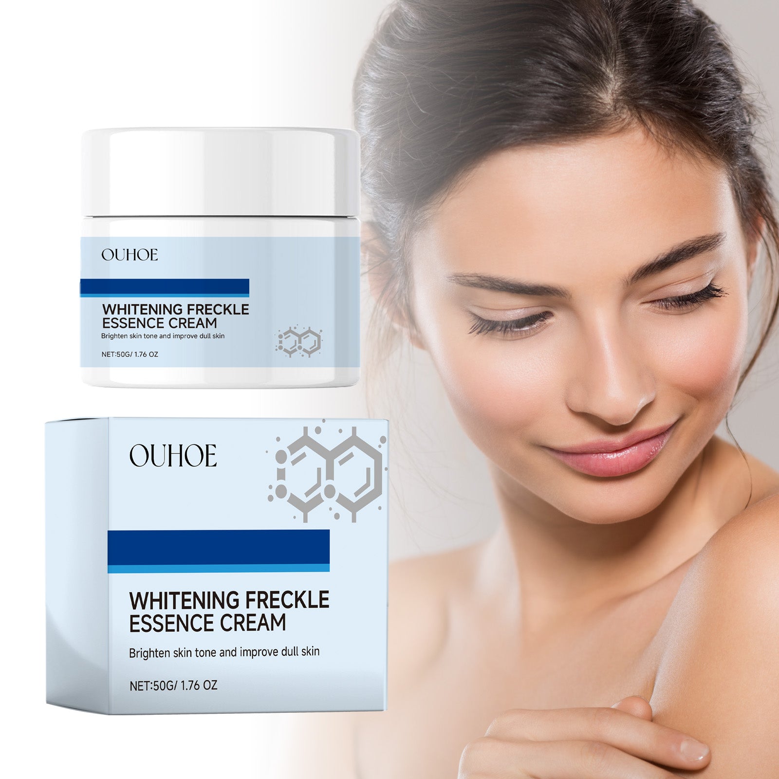 Ouhoe Brightening Cream Brightening Complexion Lightening Facial Spots Hydrating Moisturizing Firming And Tender Skin Cream