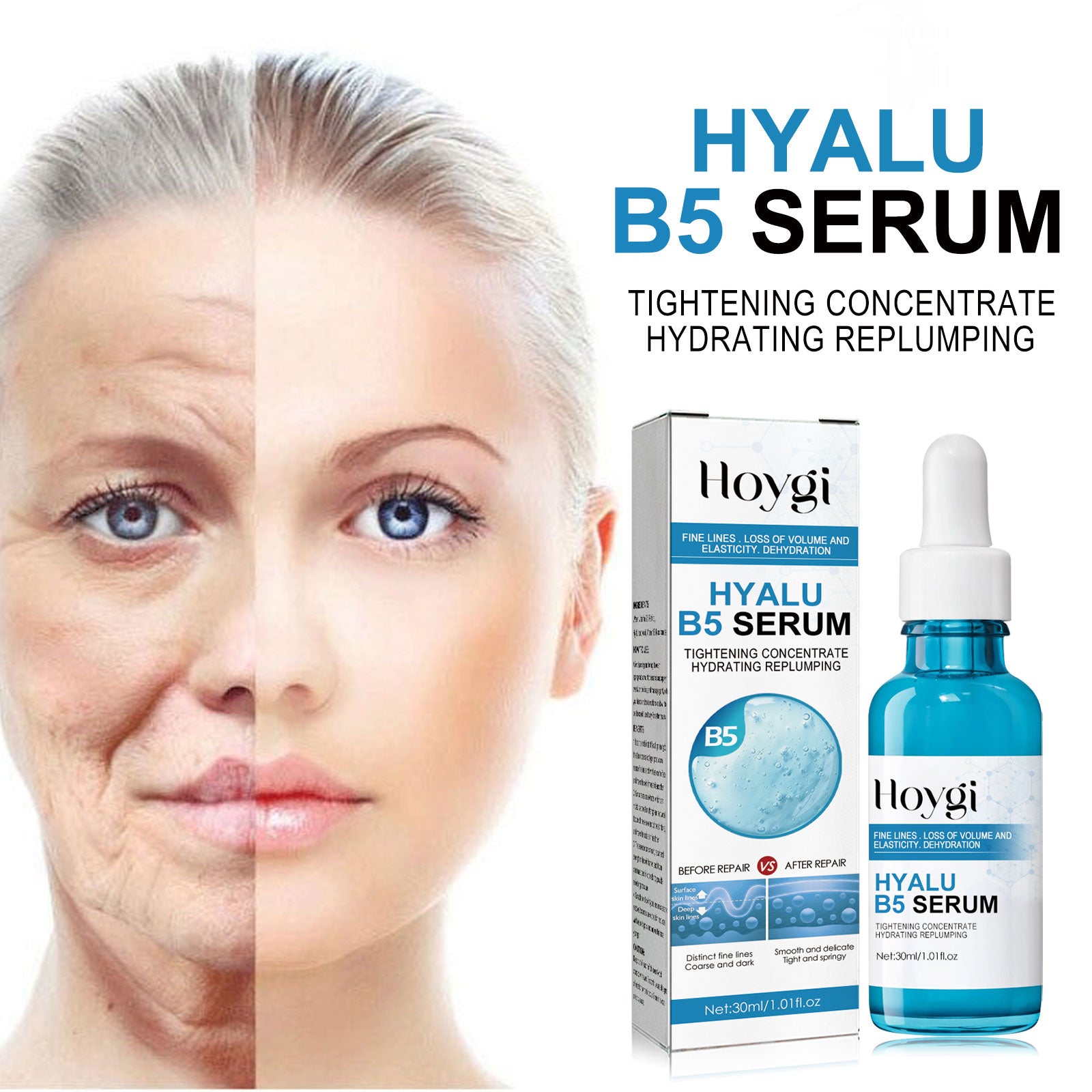 Anti-Wrinkle Firming B5 Serum, Moisturizing And Repairing Dark, Whitening, Tender And Firming Skin Essence