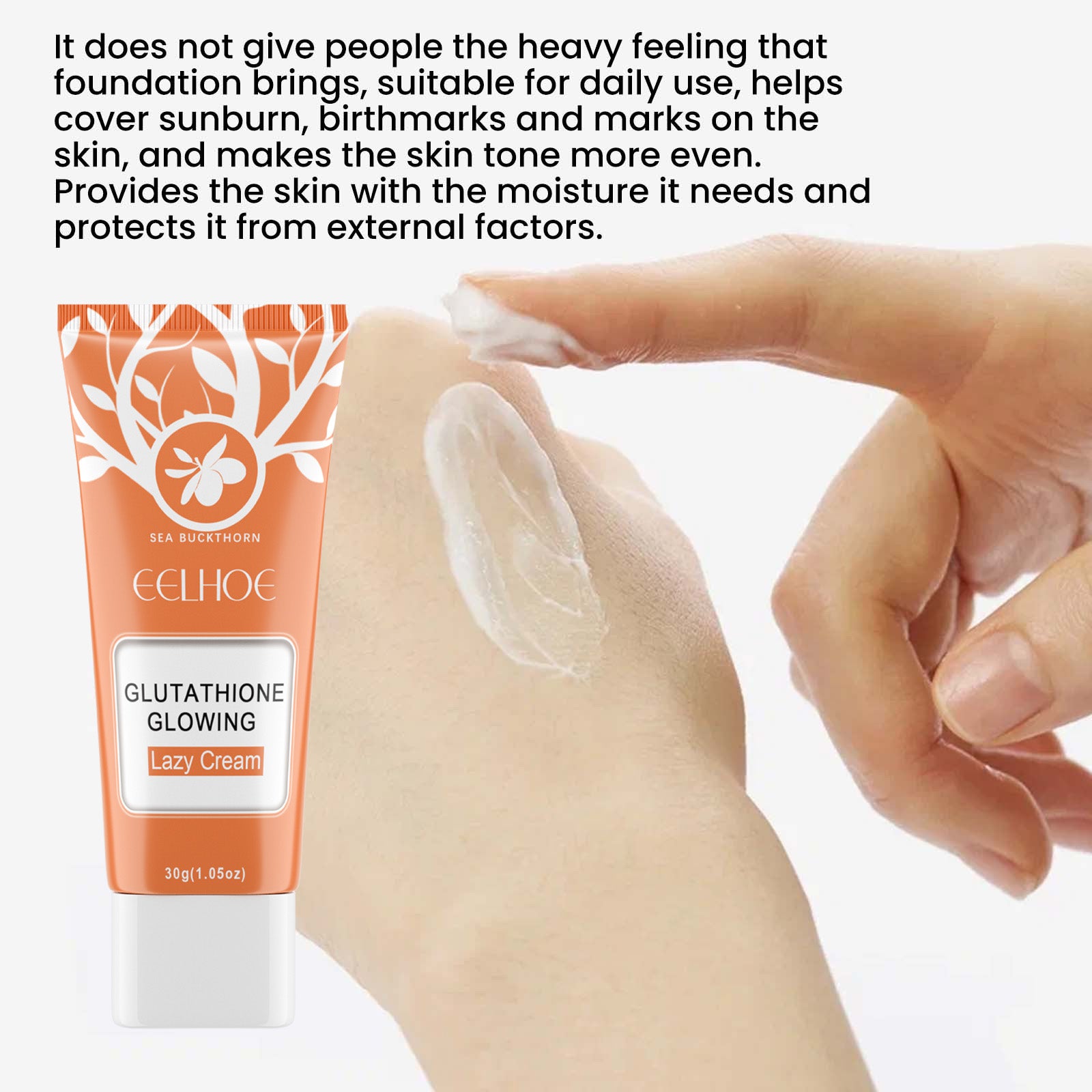Brightening Whitening Cream Brightening Skin To Cover Spot Acne Marks Natural No Fake White Lazy Skin Cream
