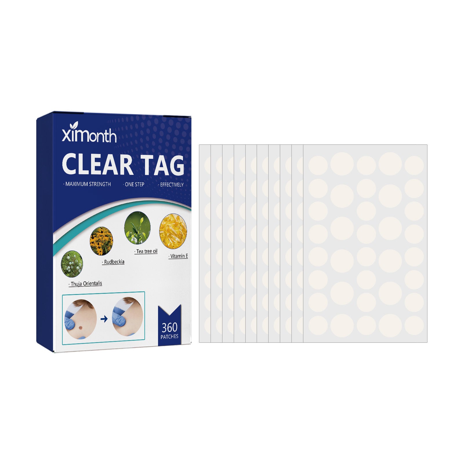 Clear Tag, Fade Out Skin Warts Moles Corns Filamentous Slow Optimal Hou Warts Smooth Skin Warts