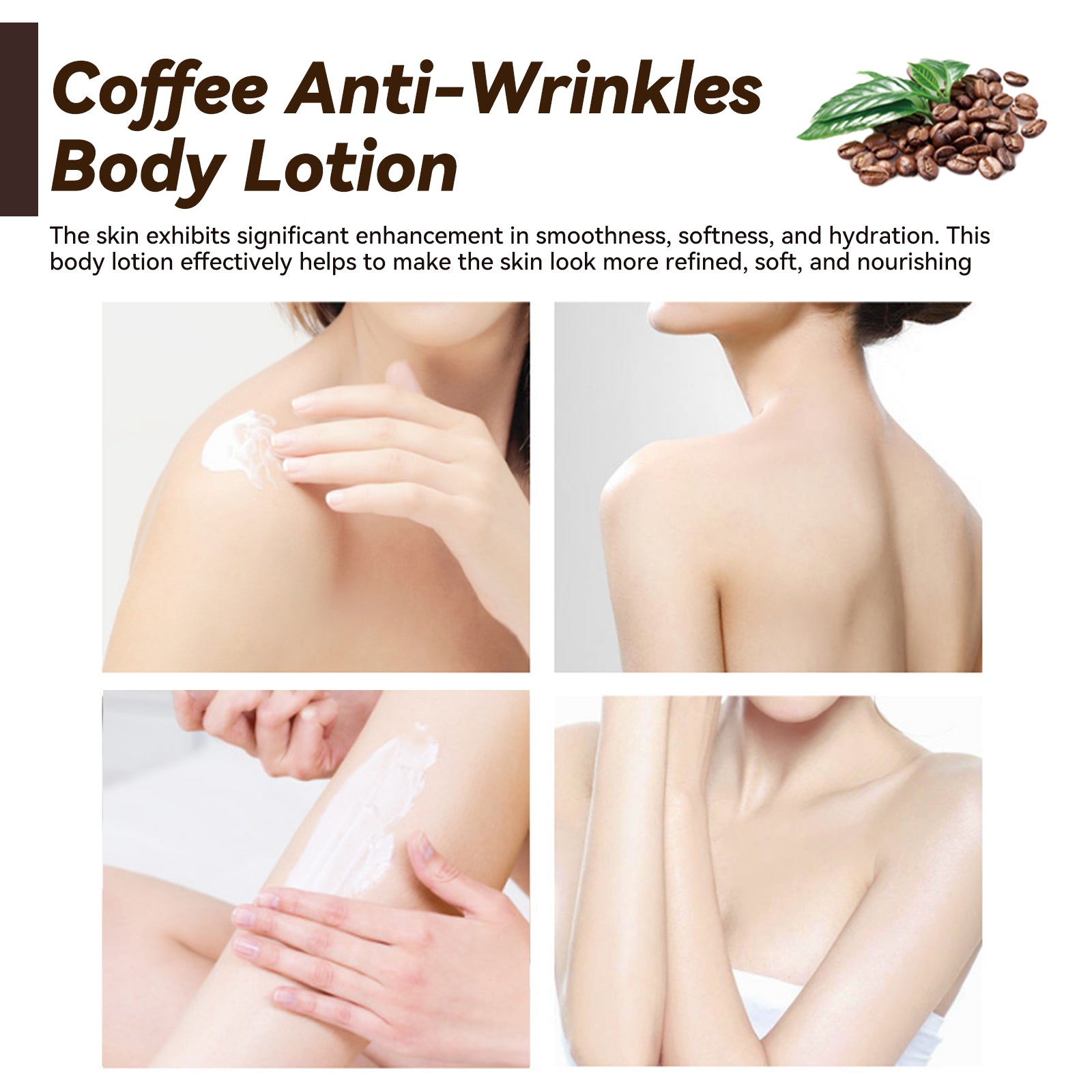 Coffee Anti-Wrinkle Body Lotion Refreshing, Delicate, Brightening And Repairing Dry Skin Body Lotion