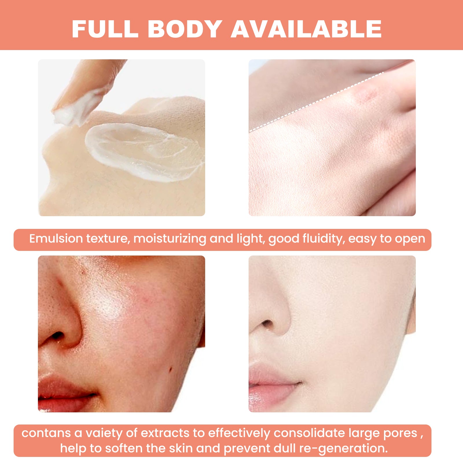 Whitening Cream, Firming Moisturizing Whitening Facial Skin Repair Cream