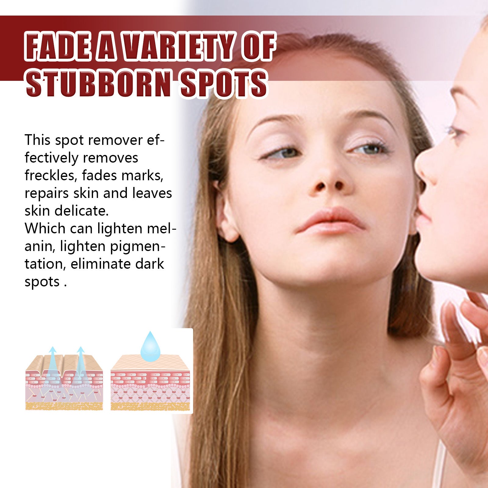 Brightening Cream For Blemish Reduction, Brightening Skin, Moisturizing Beauty And Lightening Face Cream For Yellow Spots