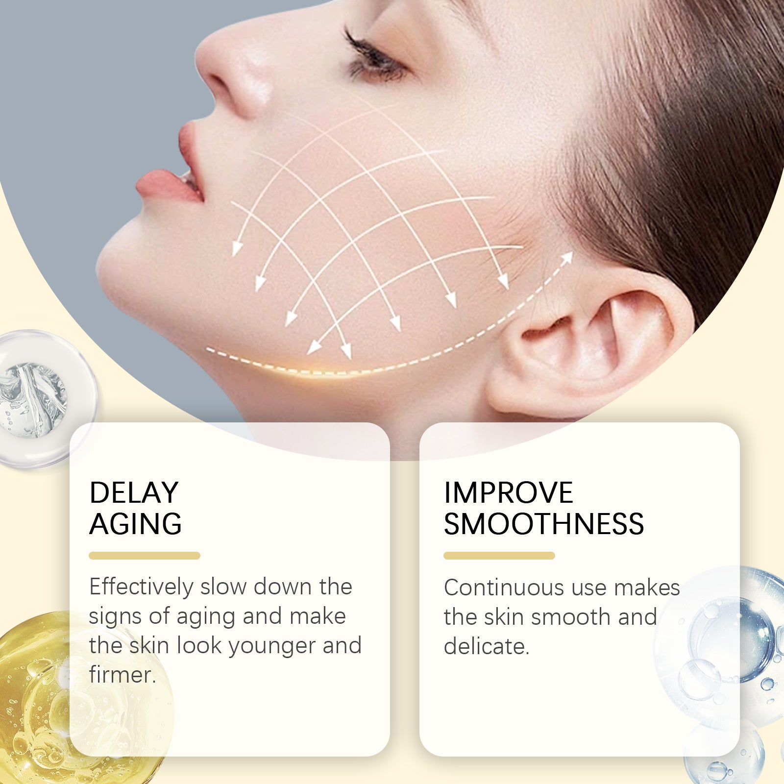 Gold Collagen Cream Hydrates, Firming, Firming And Rejuvenating Skin Care Cream