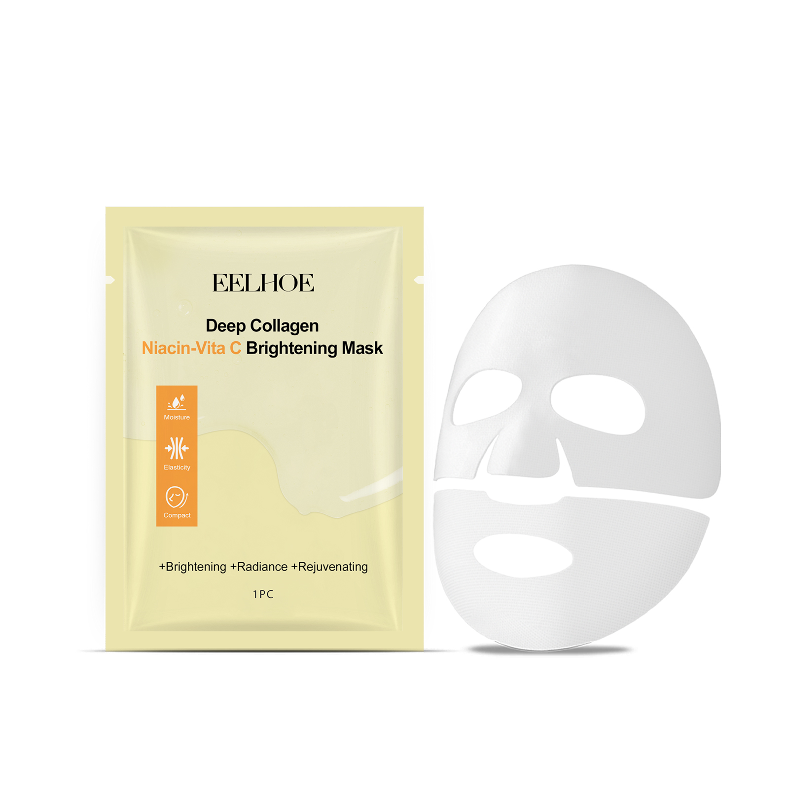 EELHOE  Niacin Vitamin C Whitening Mask (Bag) Hydrating, Moisturizing And Nourishing Skin Daily Skin Care And Beauty Mask