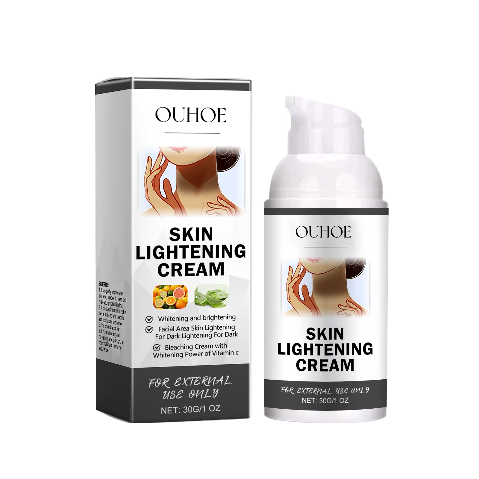 Brightening And Moisturizing Cream For Face And Eyes, Gently Hydrating And Nourishing To Glow Naturally