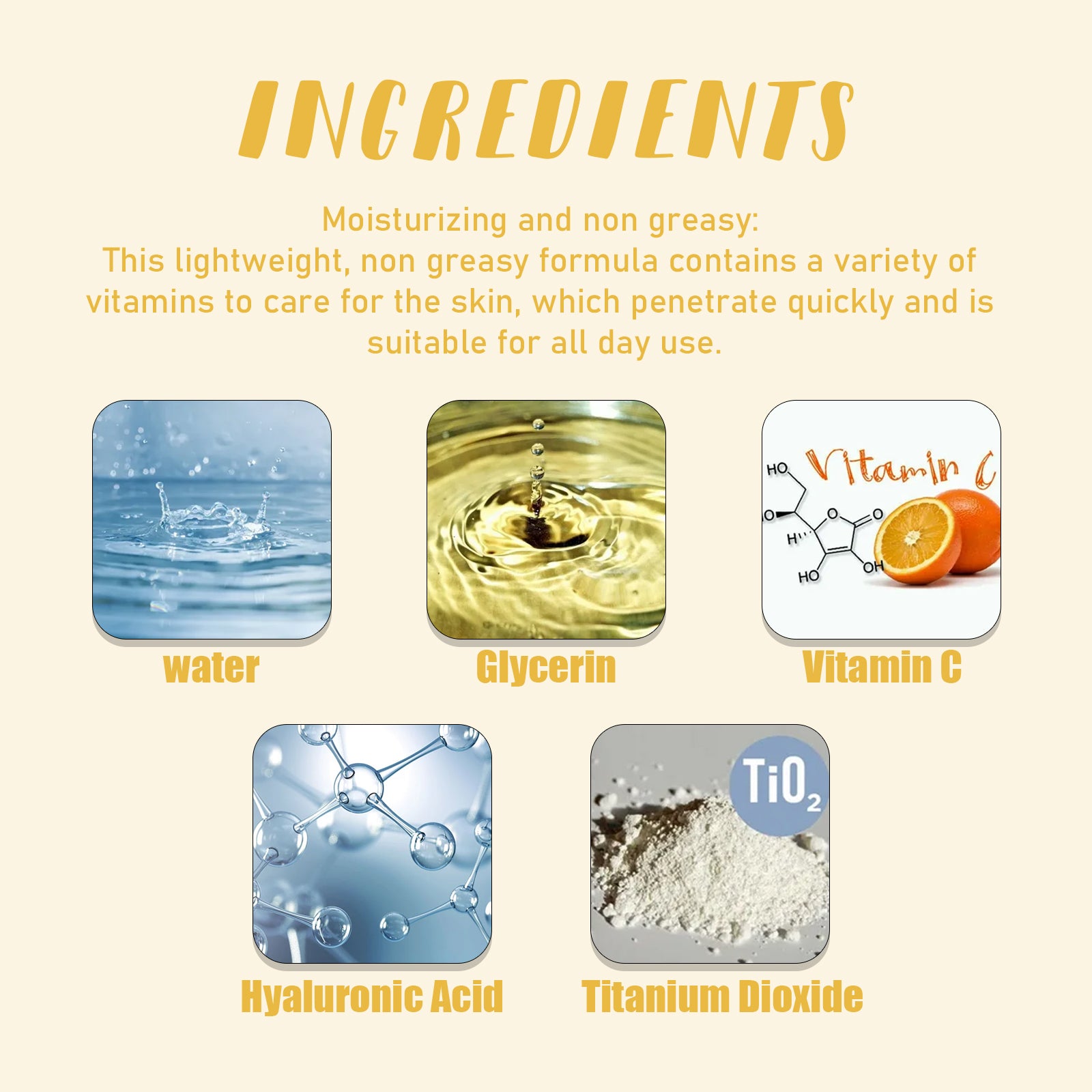 Brightening Cream, Refreshing Moisturizing Non-Greasy Moisturizing Moisturizing And Brightening Skin Toner Cream